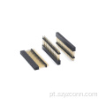 2,0 mm Cabeçalho feminino Linha dupla reta 50p
